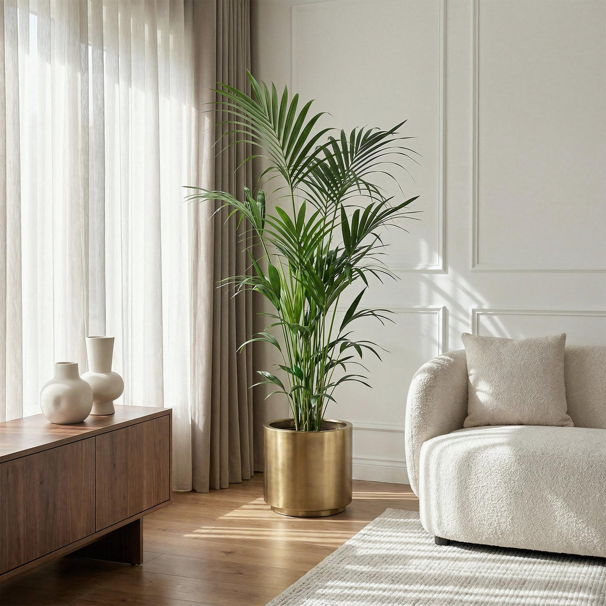 Howea Forsteriana – Kentia – Palme – 160-170cm – 27cm – Pflegeleichte, elegante Zimmerpalme mit fiederartigen Wedeln – Tropisches Highlight für Wohn